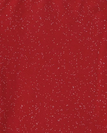 Baby And Toddler Girls Glitter Ruffle French Terry Jeggings