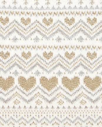 Girls Heart Fairisle Sweater Dress