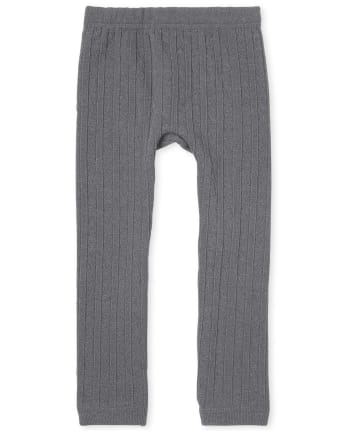 Cable Knit Fleece Lined Leggings 