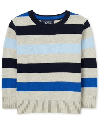 Toddler Boys Striped Sweater