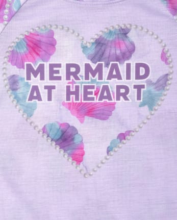 Girls Mermaid At Heart Pajamas