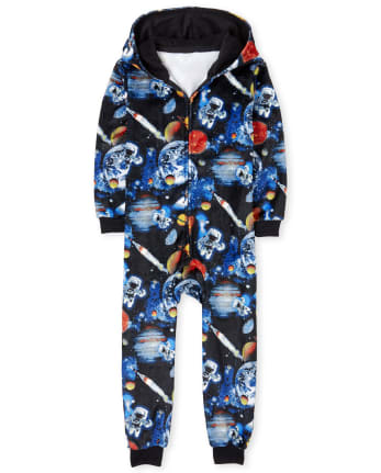 Boys Fleece Character Onesie Pyjamas Kids Childrens All in One Sleepsuit PJ's Size 18 Months 2 3 4 5 6 7 8 9 10 Years