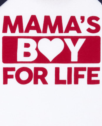 Baby And Toddler Boys Mama's Boy Snug Fit Cotton Pajamas