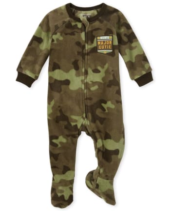 fleece one piece pajamas baby