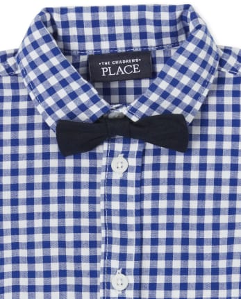 Conjunto bebé niño popelín cuadros