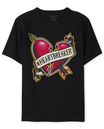 Camiseta estampada Heartbreaker para niños