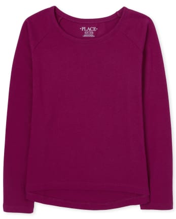 T-shirt à superposition basique pour fille