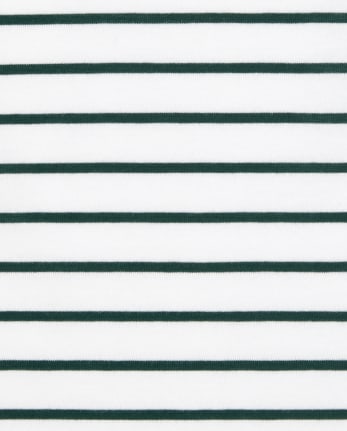 T-shirt basique à superposition rayé pour fille