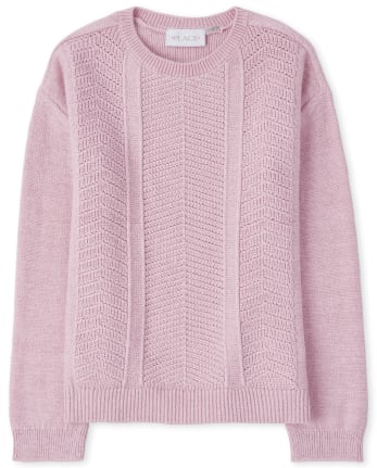 Girls Stitched Sweater