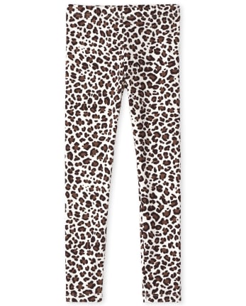 Girls Leopard Leggings