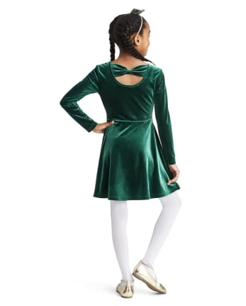  Kids Girls Long Dress Short Sleeve Backless Lace Boho Dress  Children Asymmetrical Hem A-Line Swing (Green, 5-6 Years): Clothing, Shoes  & Jewelry