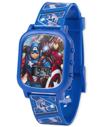 Boys Captain America And Iron Man Digital Watch