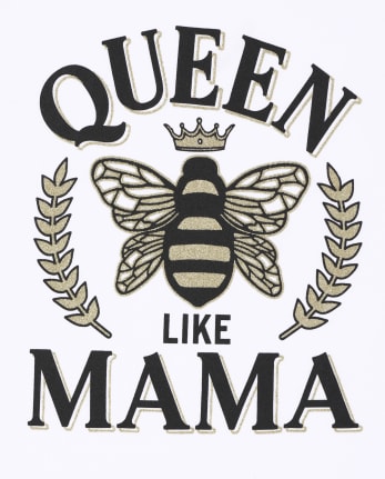 Girls Queen Like Mama Graphic Tee