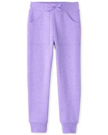 Girls Active French Terry Jogger Pants | The Children's Place