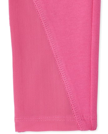 Leggings de malla de talle alto para niñas