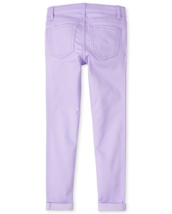 Buy Girls Purple Slim Fit Jeans Online - 893846