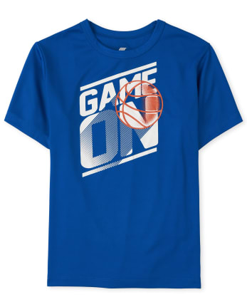 Boys Performance Graphic Top