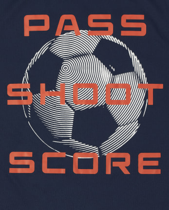Boys Performance Graphic Top