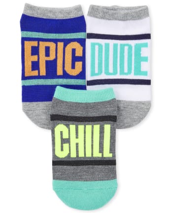 Boys Epic Cushioned Ankle Socks 6-Pack