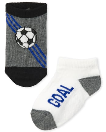 Toddler Boys Sport Ankle Socks 6-Pack