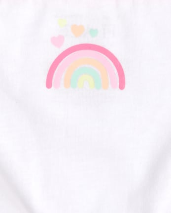 Toddler Girls Rainbow Briefs 7-Pack