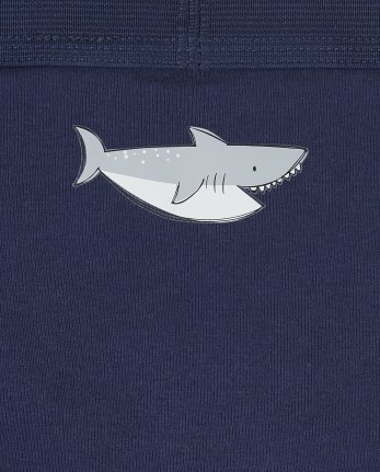 Toddler Boys Shark Briefs 7-Pack
