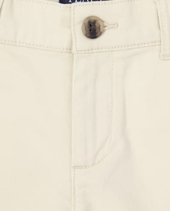 Pantalones chinos ajustados elásticos para niños