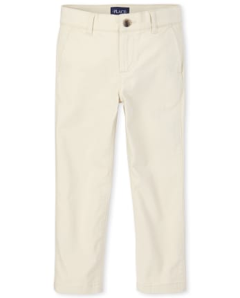 Pantalones chinos ajustados elásticos para niños