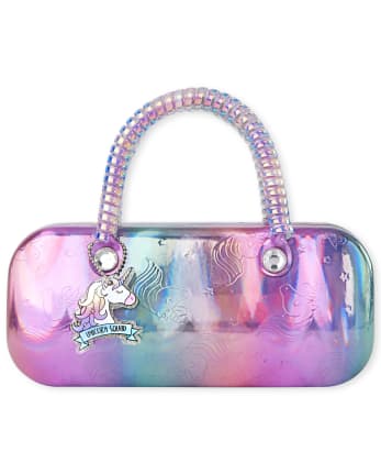 Girls Embossed Unicorn Sunglasses Case