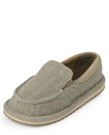 Toddler Boys Canvas Slip On Deck Shoes | The Children's Place