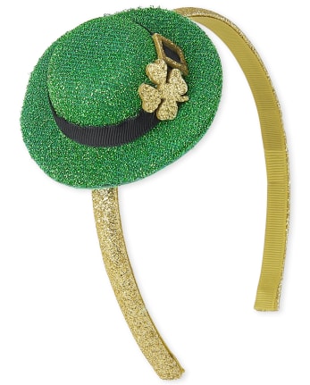 Girls St. Patrick's Day Hat Headband