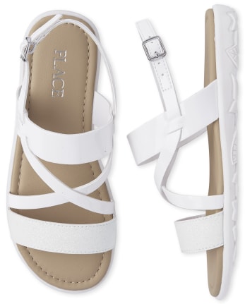 Girls Shimmer Sandals