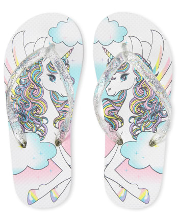 Girls flip flops size 1 clearance