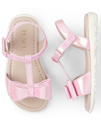 Girls bow sandals
