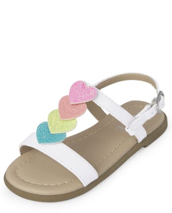 Gymboree Pink Rainbow Sparkle Flip Flop Shoes Sandals Youth Girls Nwt Size 2-3 