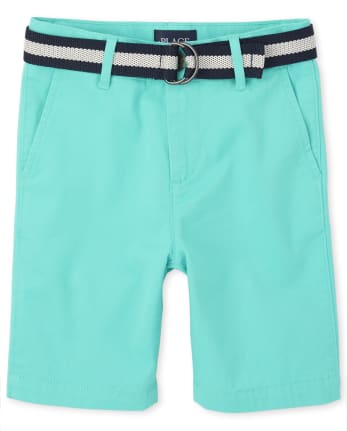 The Children's Place Boys' Belted Chino Shorts 