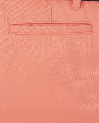 Boys Belted Chino Shorts