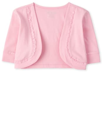Girls Ruffle Shrug