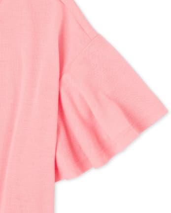 Girls Tie Front Top