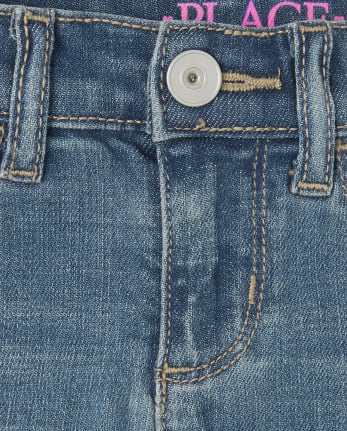 Girls Denim Skimmer Shorts