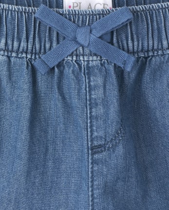 Pantalones cortos de mezclilla para niñas