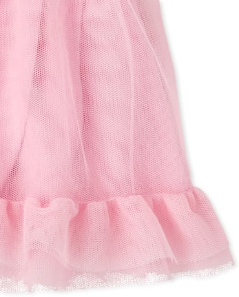 Vestido de tutú de conejito para bebés y niñas pequeñas