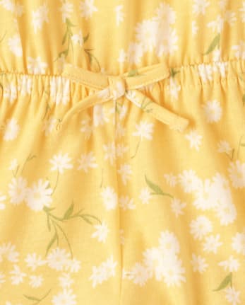 Baby And Toddler Girls Floral Off Shoulder Romper