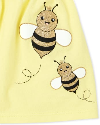 Toddler Girls Bumble Bee 2-Piece Set