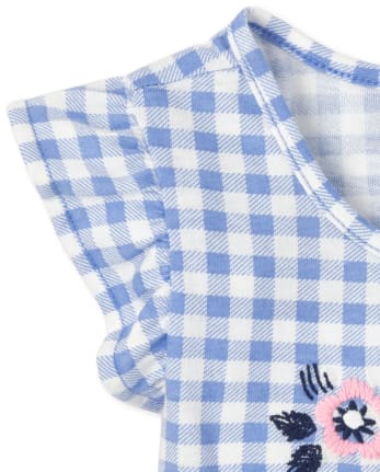 Toddler Girls Gingham 2-Piece Set