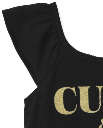 Barboteuse à volants mignonne et impertinente pour bébés et petites filles