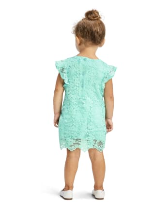 Toddler Girls Lace Shift Dress