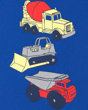 Paquete de 2 camisetas sin mangas con diseño de camiones para bebés y niños pequeños