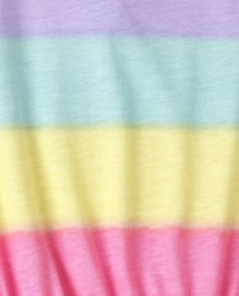 Baby And Toddler Girls Rainbow Ombre Romper