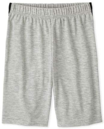 Shorts de pijama con rayas laterales para niños